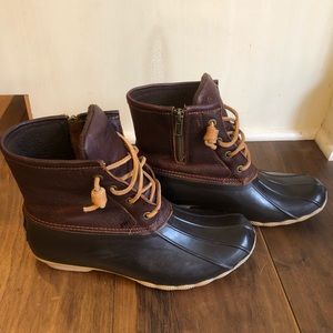 Sperry Saltwater Duck Boots size 8
